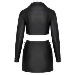 Ensemble top et jupe courte noir - Cottelli PARTY 