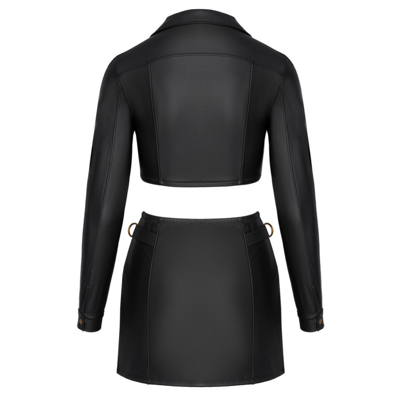 Ensemble top et jupe courte noir - Cottelli PARTY 