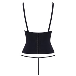 Ensemble corset seins nus noir - Cottelli PARTY 
