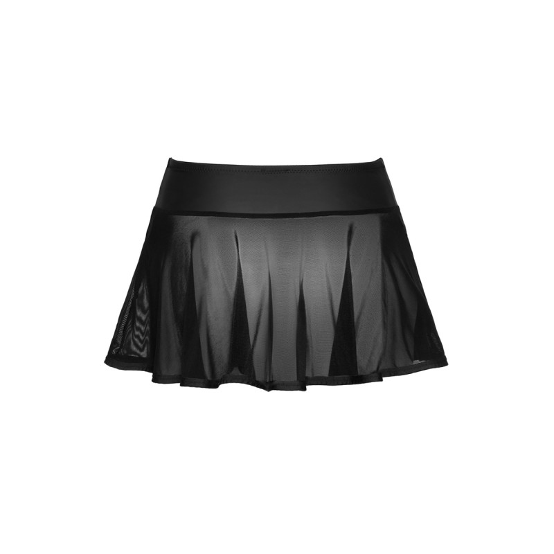 Mini-jupe noire transparente - Cottelli PARTY