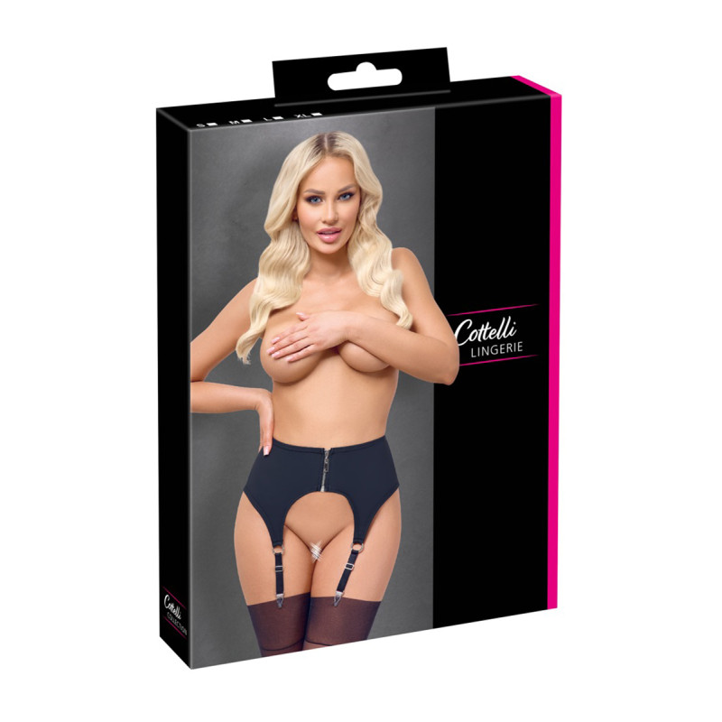 Porte-jarretelles noir mat - Cottelli LINGERIE