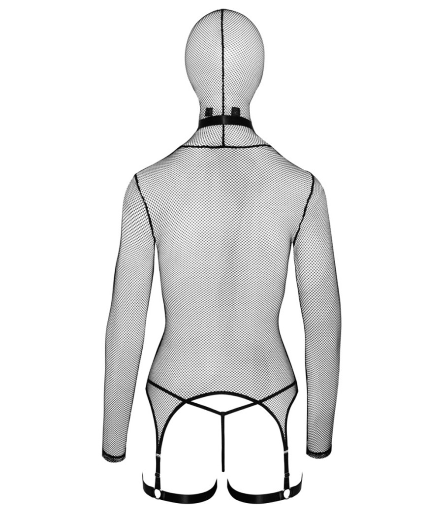 Ensemble lingerie résille et accessoires BDSM - Bad Kitty