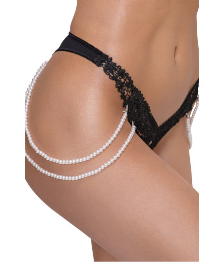 String Rio avec chaines de perles - Cottelli LINGERIE 