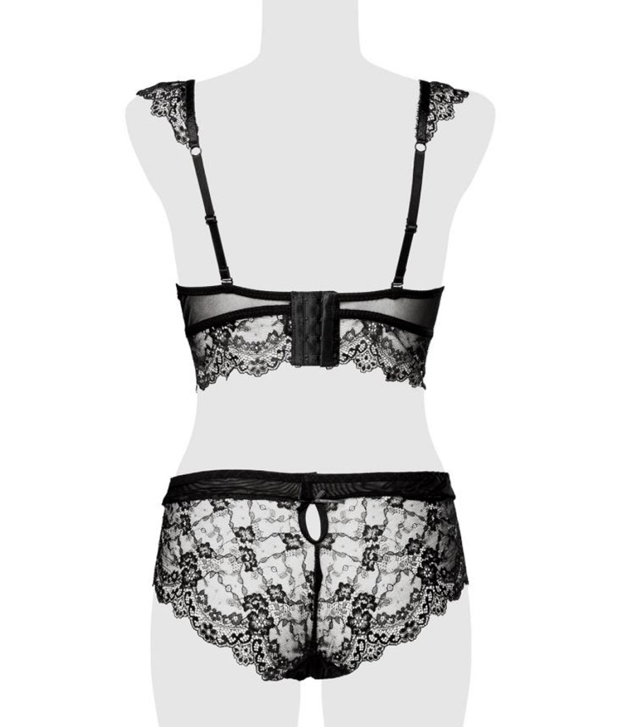 Ensemble culotte et balconnet dentelle - Grey Velvet