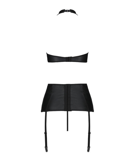 Ensemble sexy faux cuir Nancy - Passion