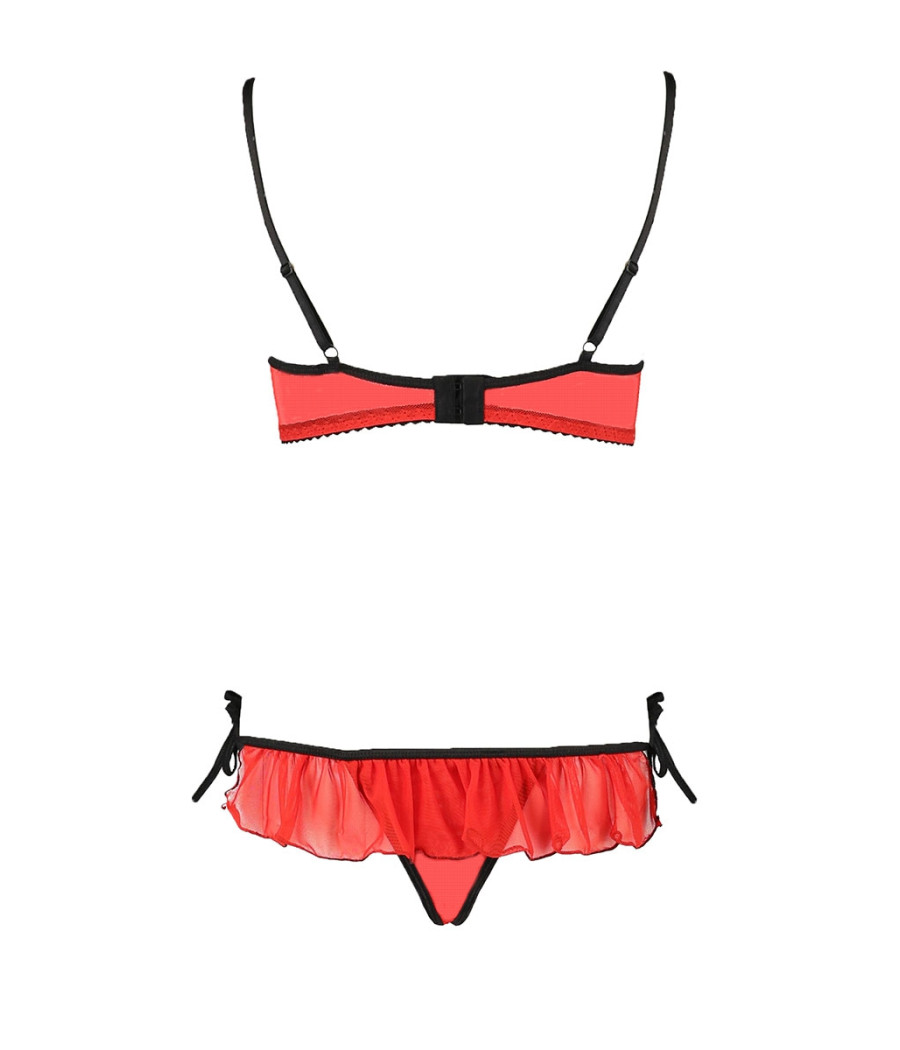 Ensemble lingerie seins nus Cherry - Passion