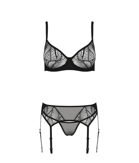 Ensemble à jarretelles Leafa - Passion ECO Collection