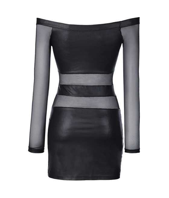 Robe noire V-9309 - Axami