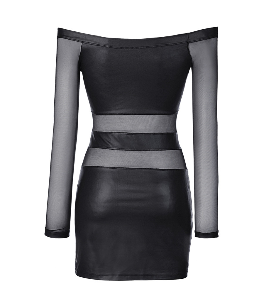 Robe noire V-9309 - Axami