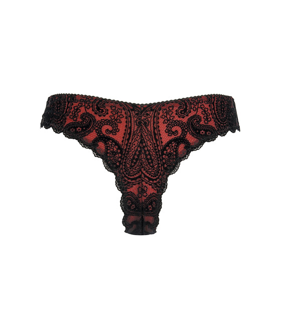 String rouge et noir  V-10048 - Axami