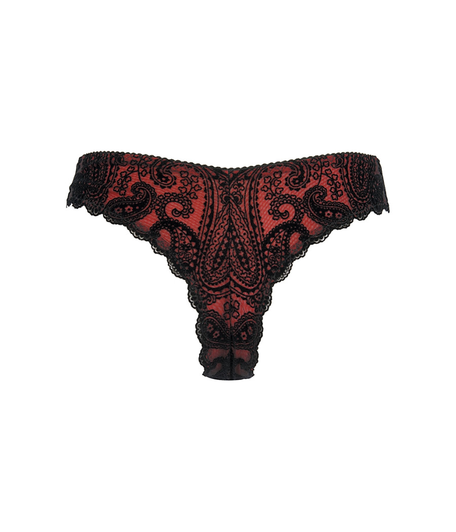 String rouge et noir  V-10048 - Axami