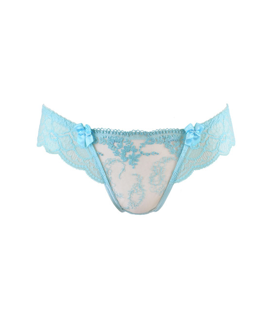 String tanga bleu V-10128 - Axami