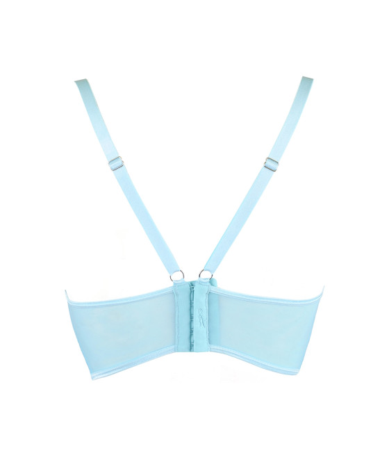 Soutien-gorge dentelle bleu V-10121 - Axami