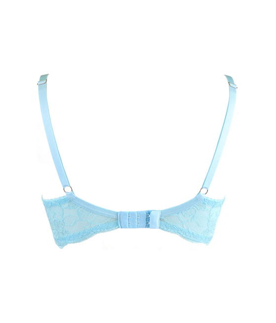 Soutien-gorge dentelle bleu V-10131 - Axami