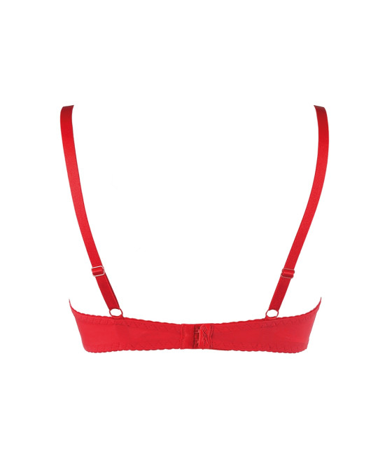 Soutien-gorge push-up rouge V-10351 - Axami
