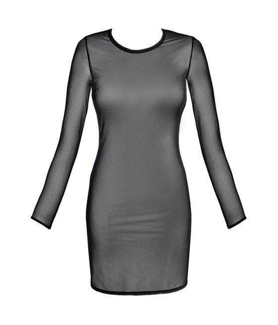 Robe tulle noir V-10639 - Axami