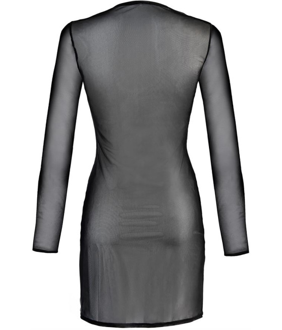 Robe tulle noir V-10639 - Axami