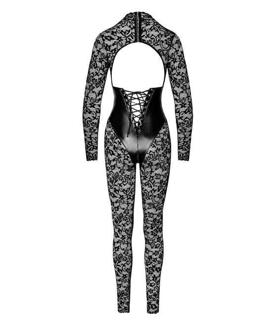 Combinaison corset Enigma F299 dentelle et wetlook