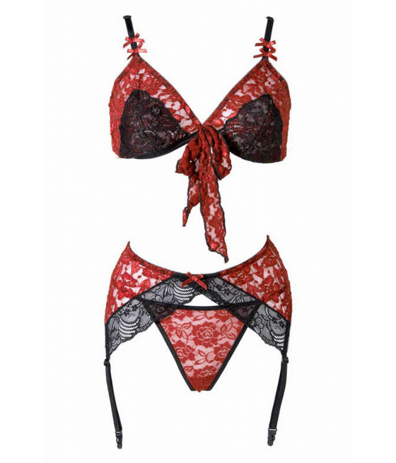Ensemble lingerie 3 pièces Bobbi - Christine