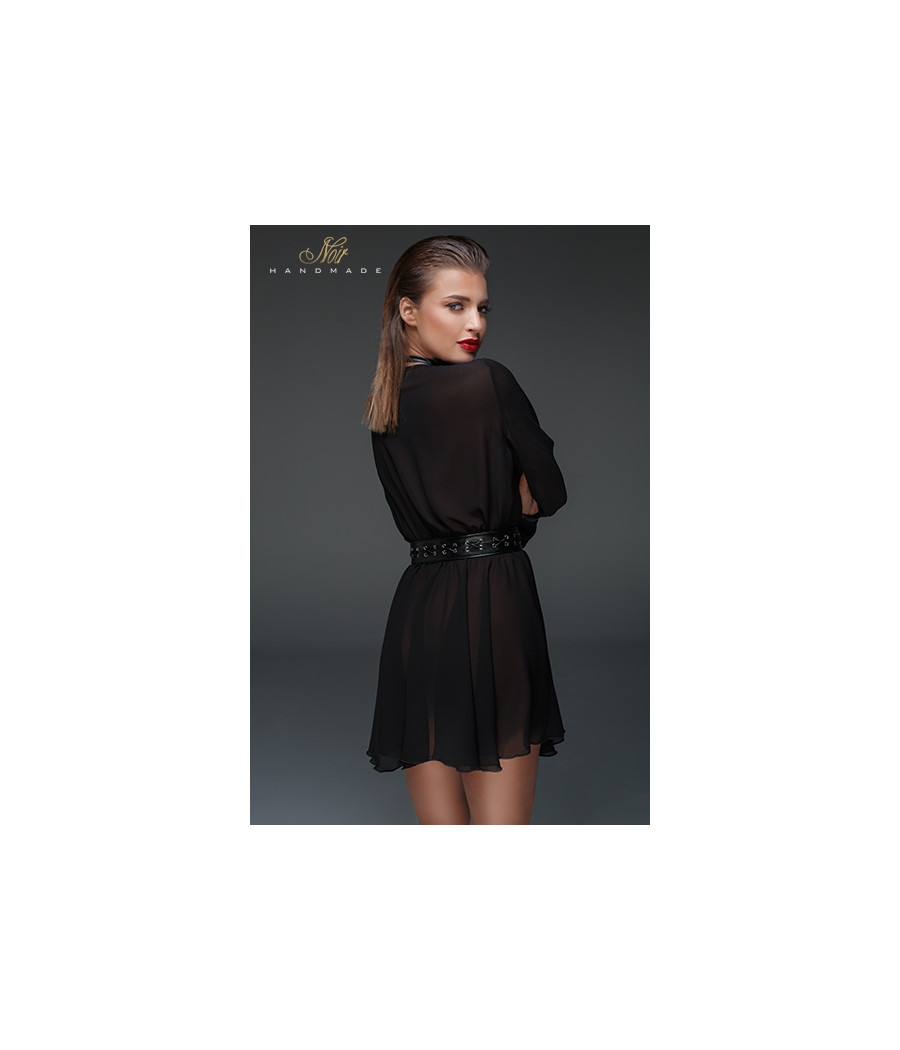 Minirobe choker en mousseline F150