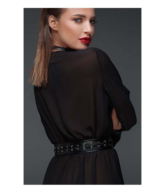 Minirobe choker en mousseline F150