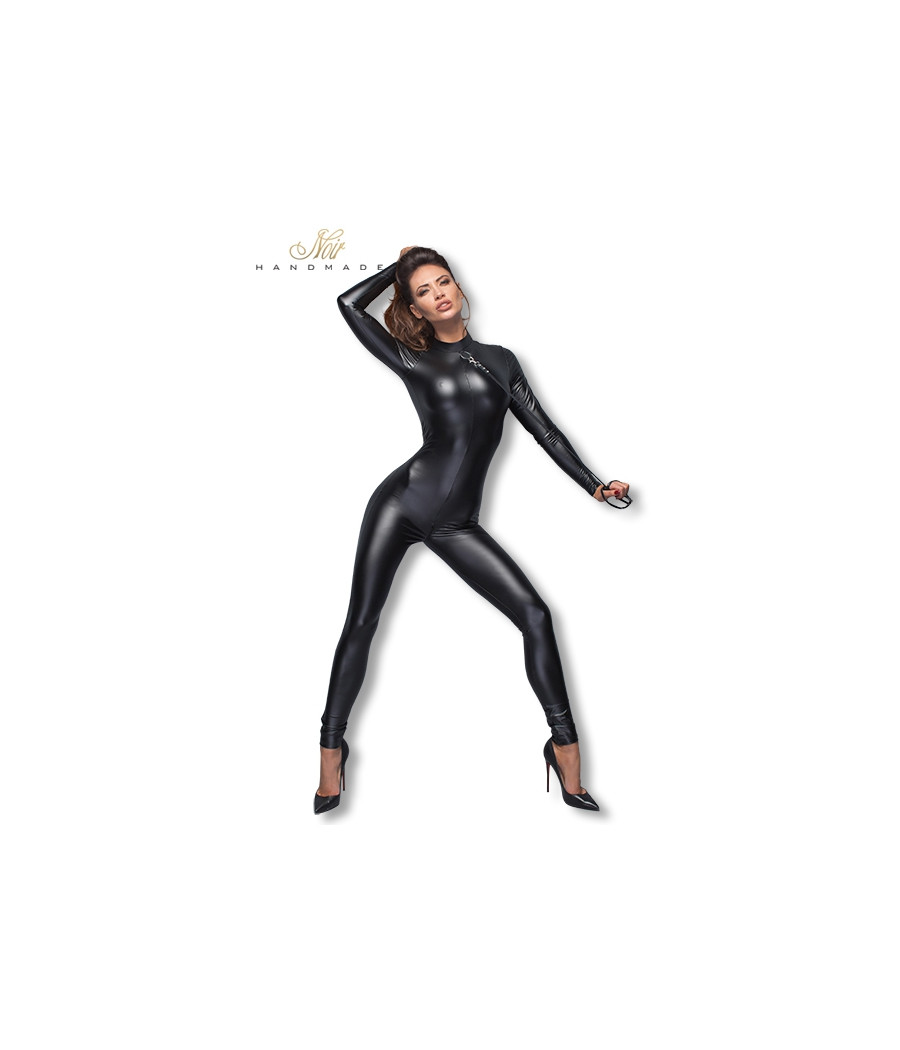 Combinaison intégrale F162 et laisse fetish