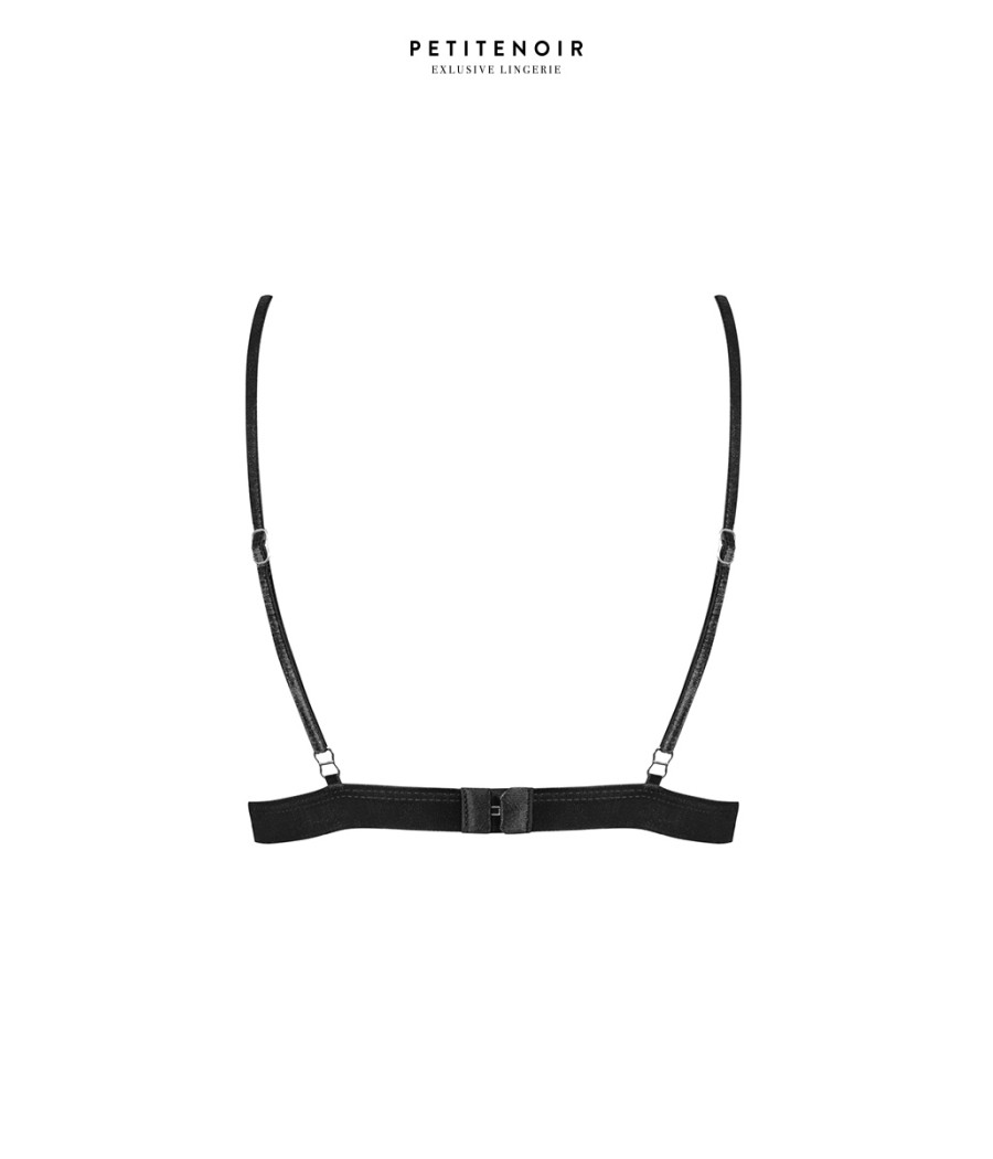 Soutien-gorge triangle dentelle et velours