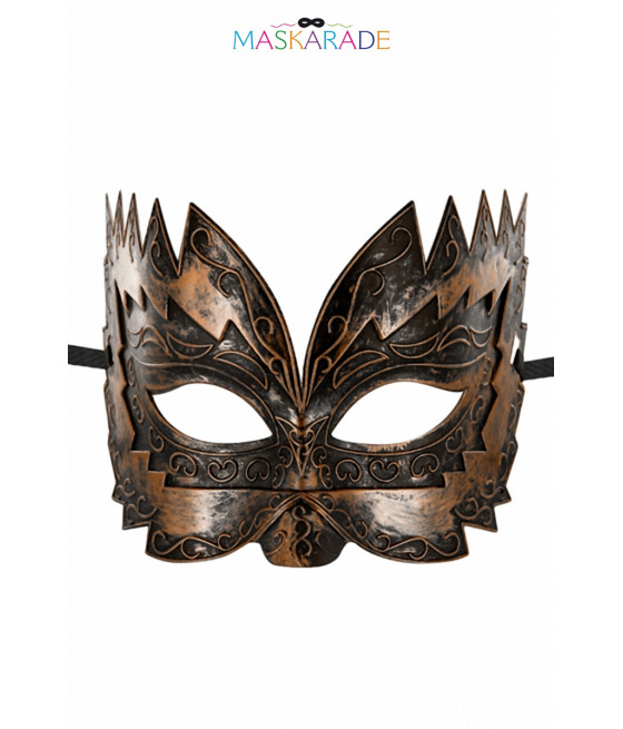 Masque semi-rigide cuivré Don Giovanni