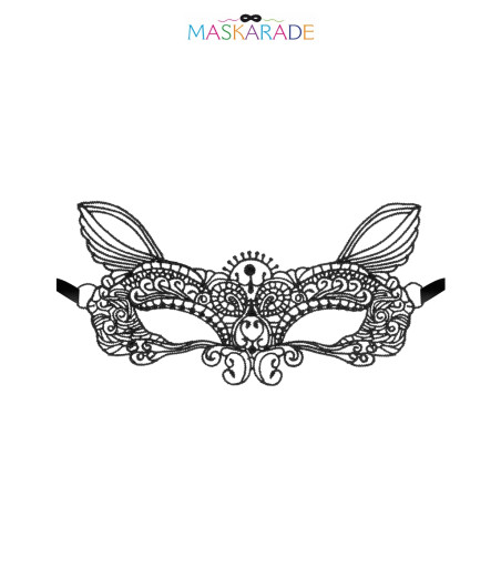 Loup broderie souple Pleine Lune