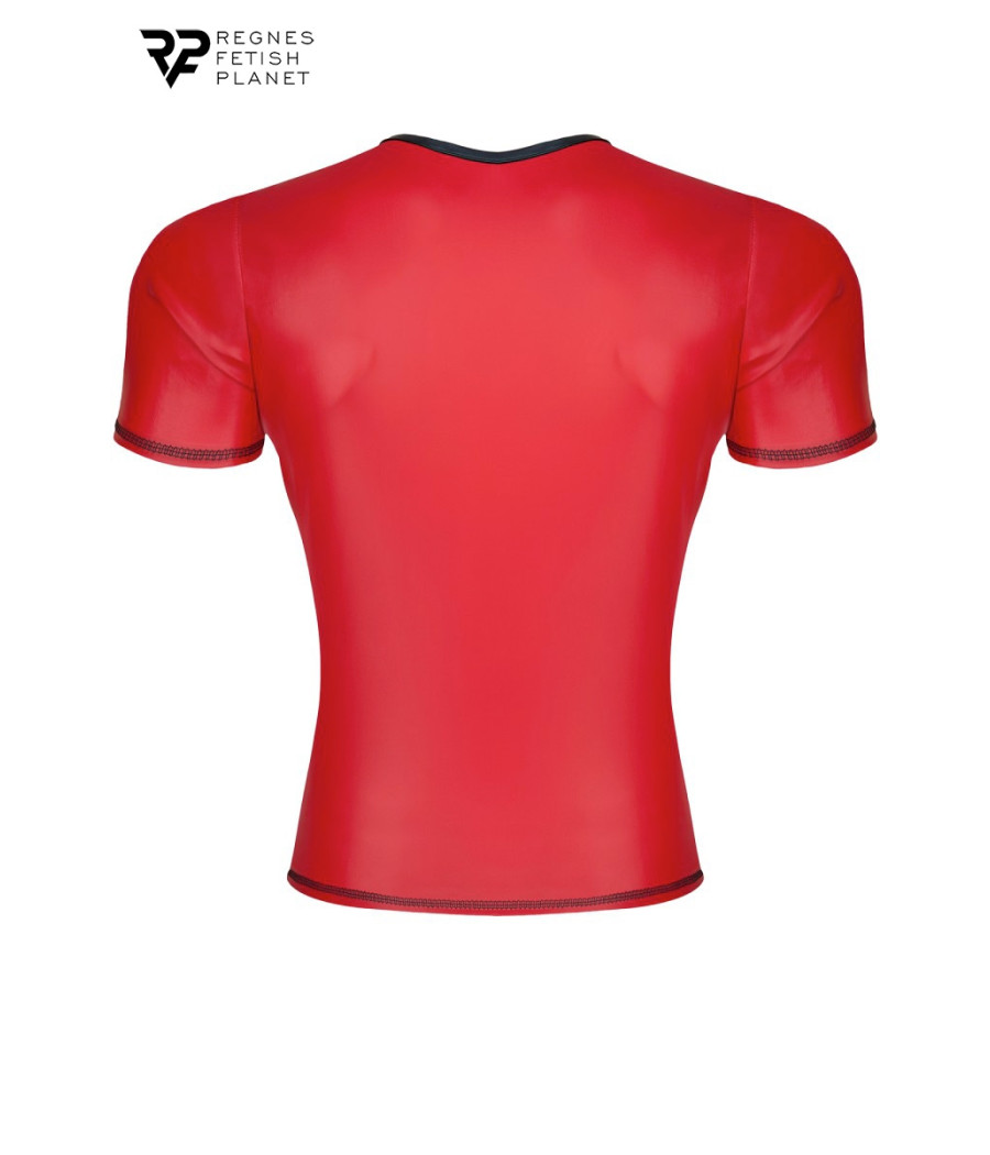 T-shirt wetlook rouge - Regnes