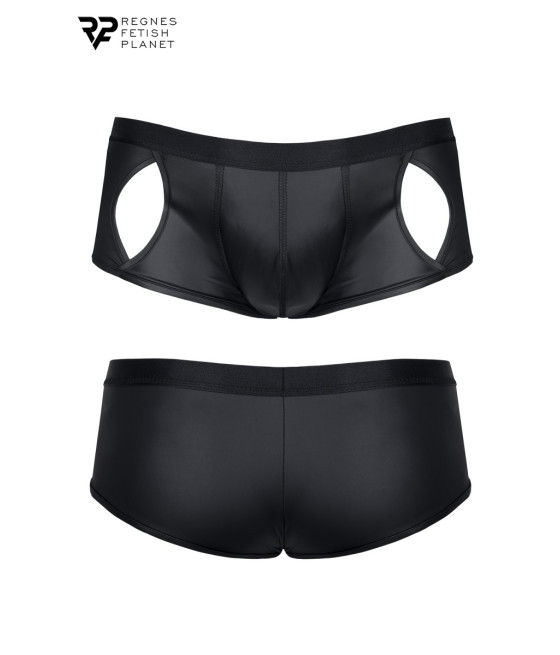 Shorty ouvert noir wetlook - Regnes