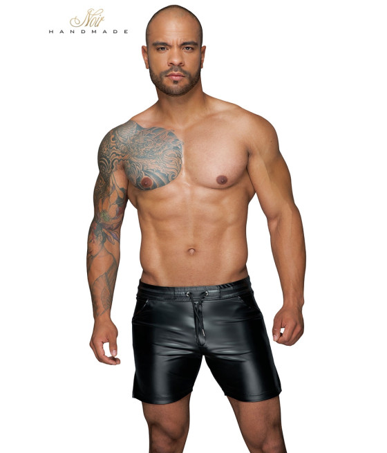 Short casual wetlook H061