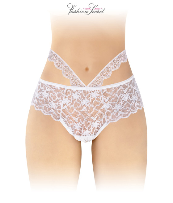 Culotte ouverte blanche Marie - Fashion Secret
