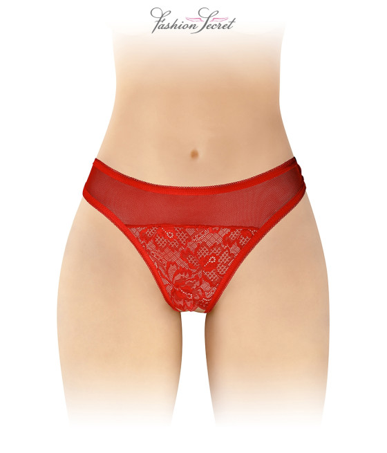 Tanga rouge ouvert Ava - Fashion Secret