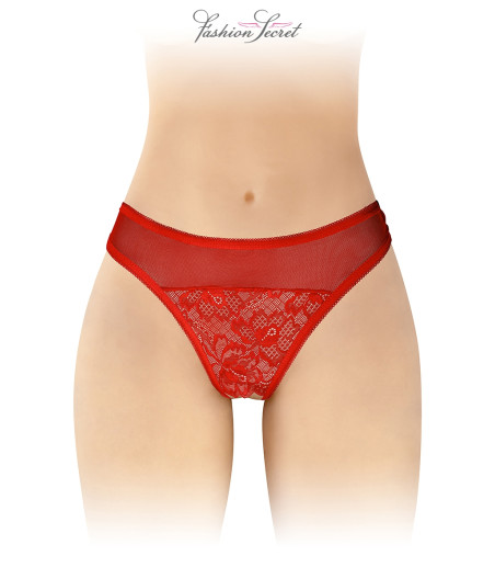 Tanga rouge ouvert Ava - Fashion Secret