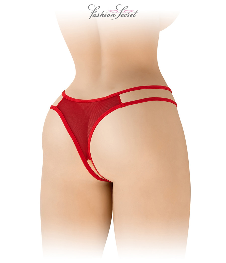 String rouge ouvert Victoria - Fashion Secret