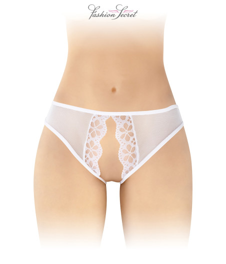 Culotte blanche ouverte Ambre - Fashion Secret
