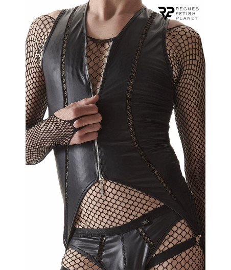 Body ouvert à zip - Regnes