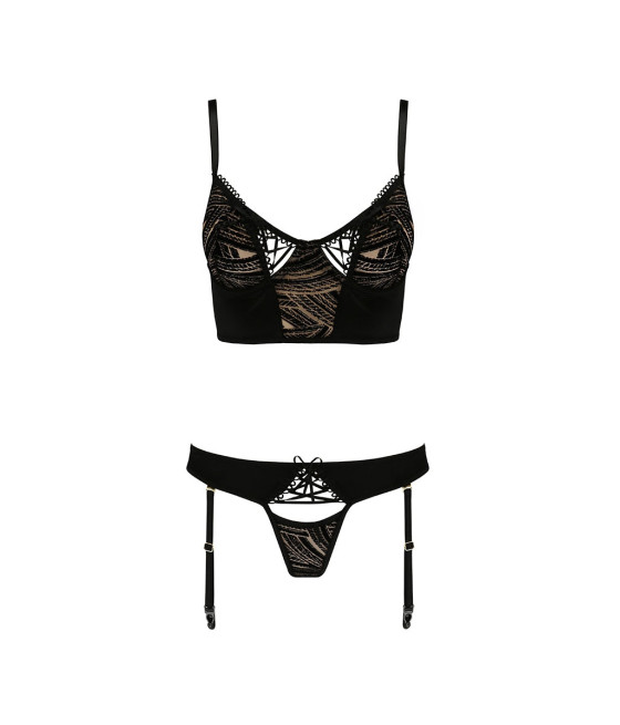 Ensemble culotte à jarretelles et bustier Lara - Casmir