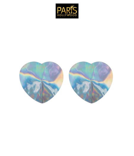 Nipples argentés hologramme - Paris Hollywood