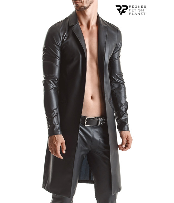 Manteau long wetlook Sergio - Regnes