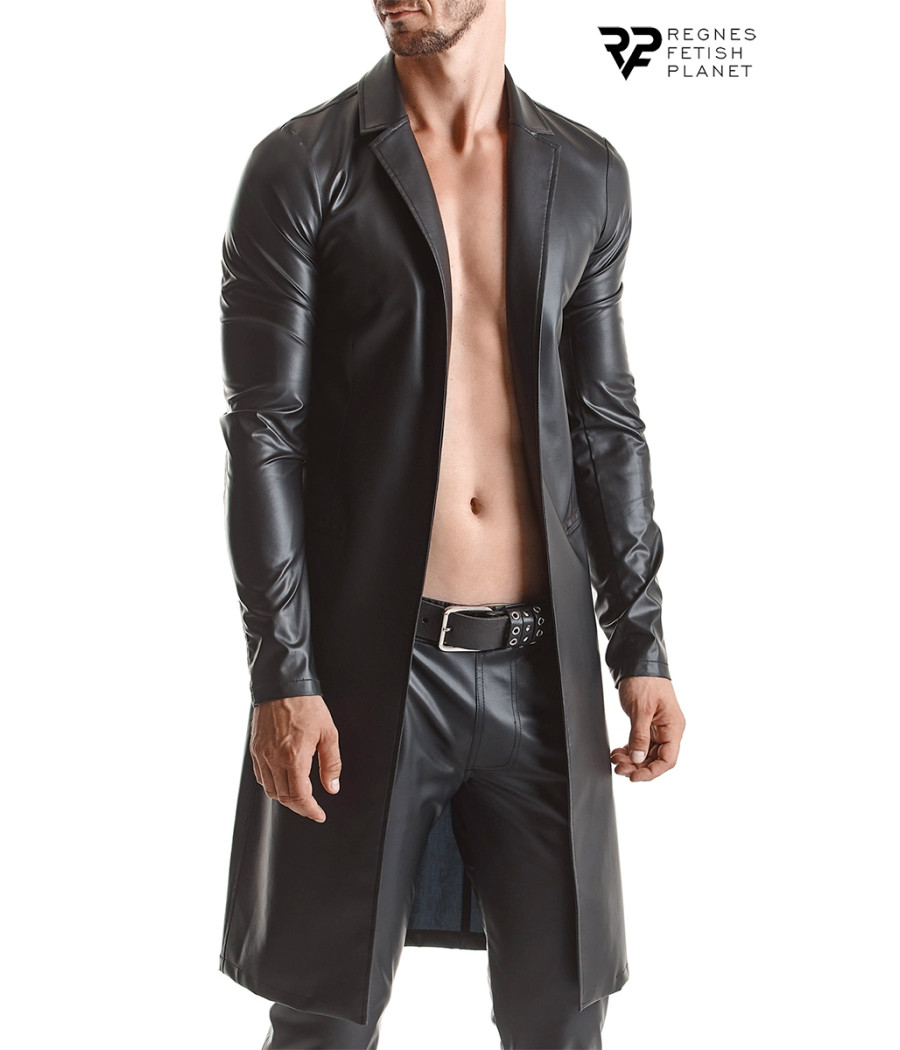 Manteau long wetlook Sergio - Regnes