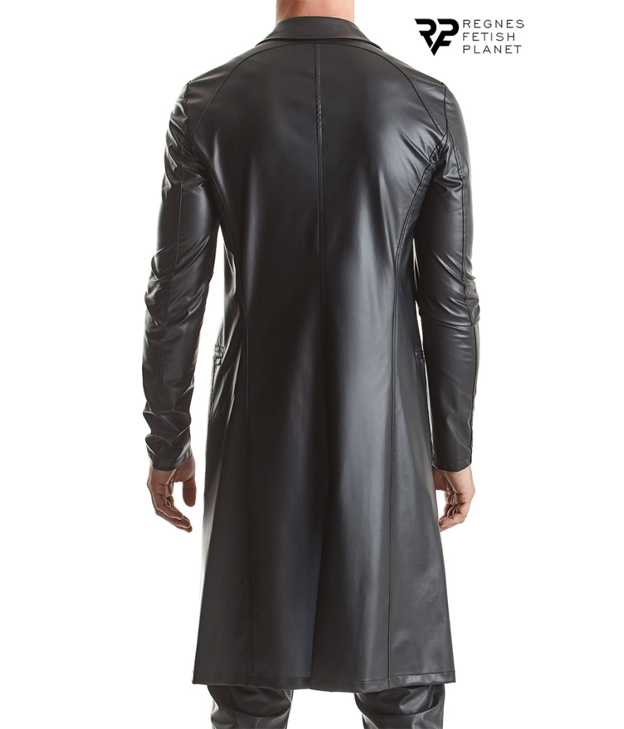 Manteau long wetlook Sergio - Regnes