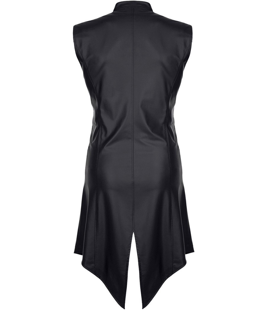 Veste longue sans manche wetlook Marco - Regnes