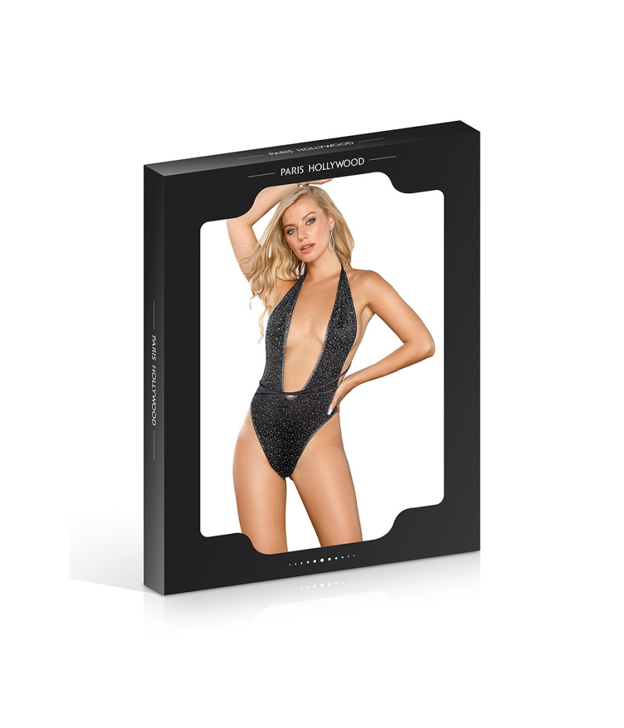 body argenté à strass - Paris Hollywood