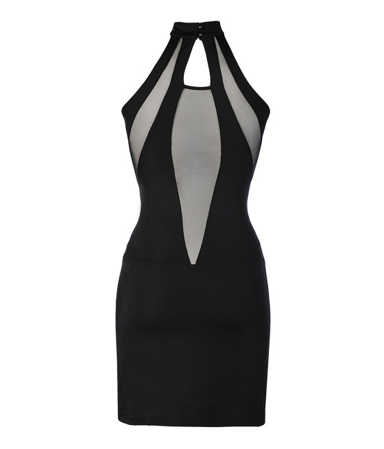 Robe noire V-9269 - Axami