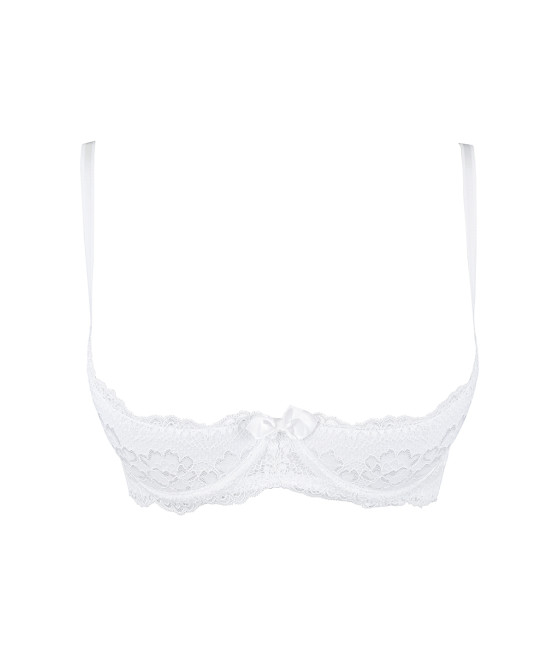 Soutien-gorge ouvert blanc V-9821 - Axami