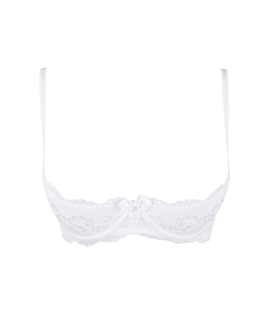 Soutien-gorge ouvert blanc V-9821 - Axami