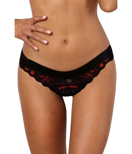 String rouge et noir  V-10048 - Axami