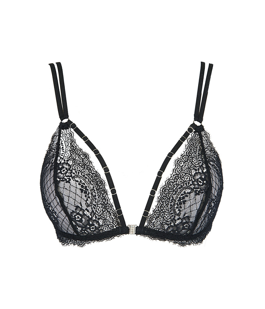 Soutien-gorge bralette noir V-10091 - Axami